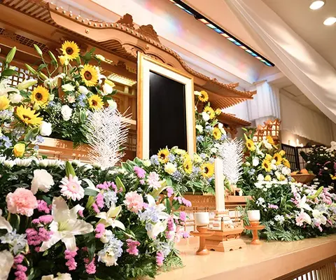 たまのや(こころ斎苑 三春)で葬儀を行なった写真