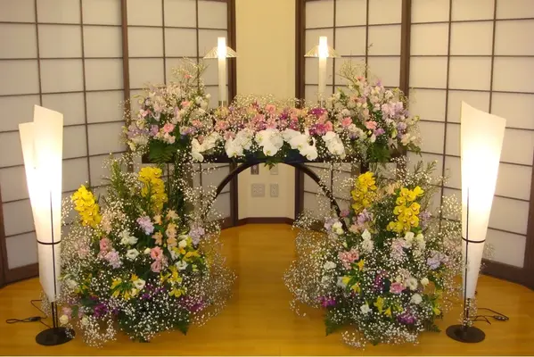 御牧（へいあん想心館）で葬儀を行なった写真