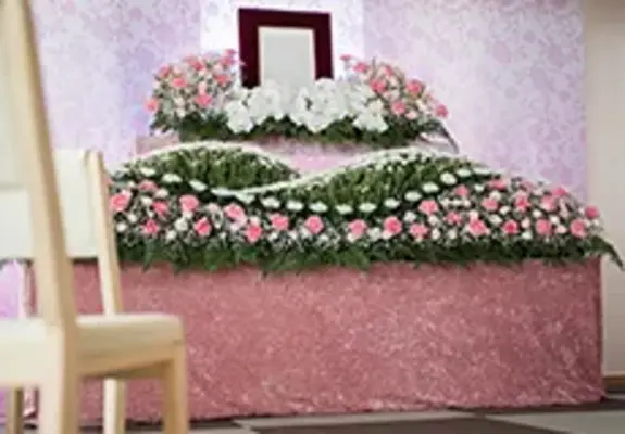 高崎市群馬町ホールで葬儀を行なった写真