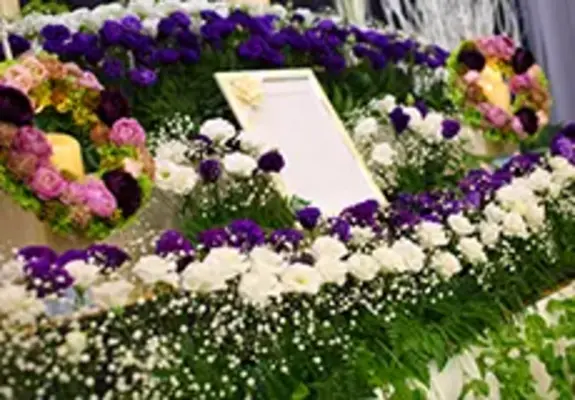 高崎市群馬町ホールで葬儀を行なった写真