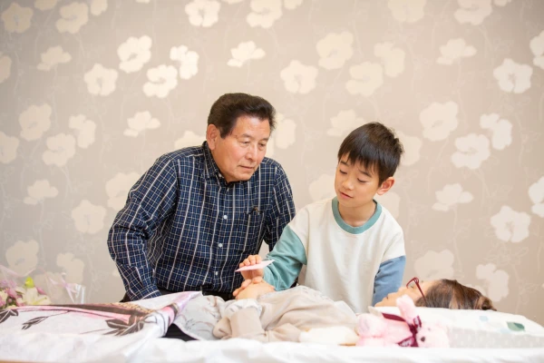 生前のような姿でお別れ