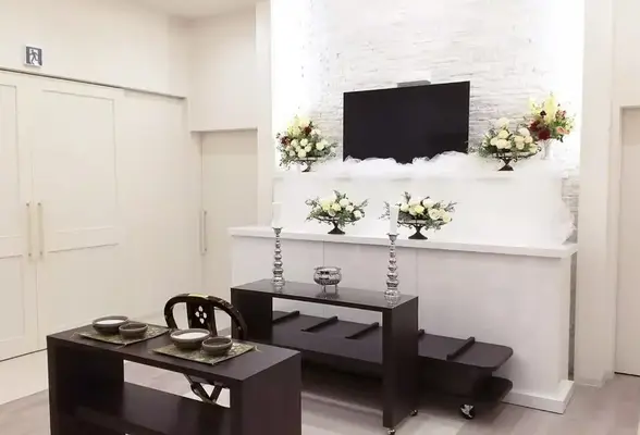 家族葬の広仏　上安で葬儀を行なった写真