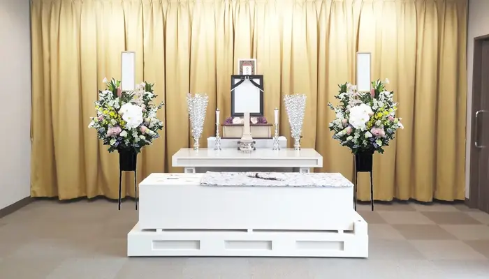 アシス(一文橋ホール)で葬儀を行なった写真