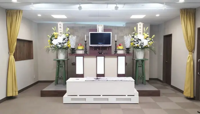 アシス(一文橋ホール)で葬儀を行なった写真