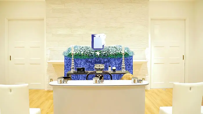 小さな森の家 東岩槻駅前で葬儀を行なった写真