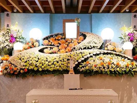 和田セレモサービスで葬儀を行なった写真
