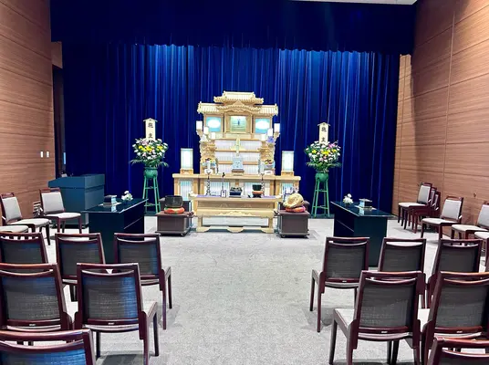 高崎市斎場で葬儀を行なった写真