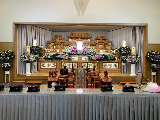 和田セレモサービスで葬儀を行なった写真