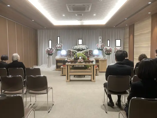 結ぶ家族葬　総合葬祭木脇屋で葬儀を行なった写真