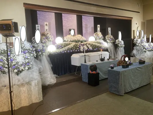 結ぶ家族葬　総合葬祭木脇屋で葬儀を行なった写真