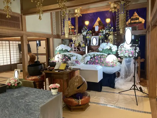 結ぶ家族葬　総合葬祭木脇屋で葬儀を行なった写真