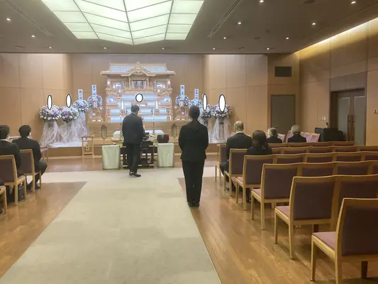 結ぶ家族葬　総合葬祭木脇屋で葬儀を行なった写真