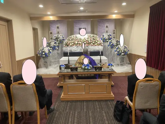 結ぶ家族葬　総合葬祭木脇屋で葬儀を行なった写真