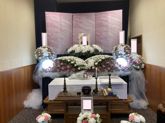 結ぶ家族葬　総合葬祭木脇屋で葬儀を行なった写真