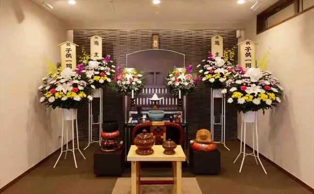 家族葬ホール禮賓館で葬儀を行なった写真