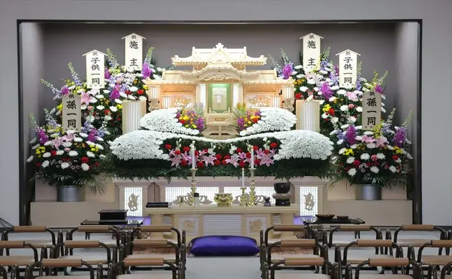 雫石長安殿で葬儀を行なった写真