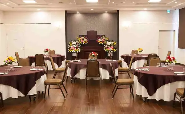 紫波長安殿で葬儀を行なった写真