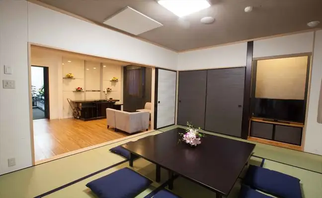 紫波長安殿で葬儀を行なった写真