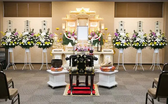 家族葬のファミラル高松で葬儀を行なった写真