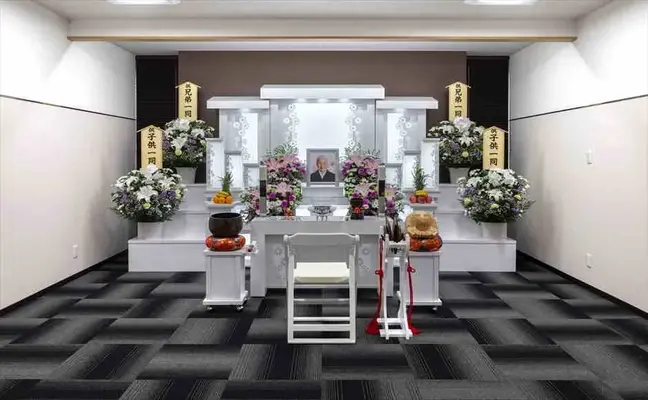 家族葬のファミラル中屋敷で葬儀を行なった写真