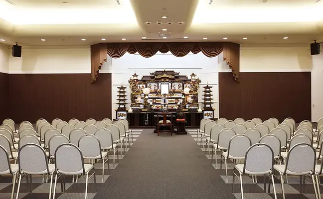 さがみ坂下斎場で葬儀を行なった写真