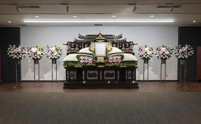 須賀川斎場で葬儀を行なった写真