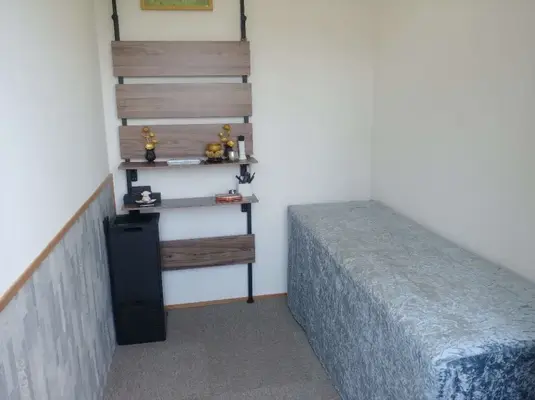 たびだちの家（いずみの家）で葬儀を行なった写真