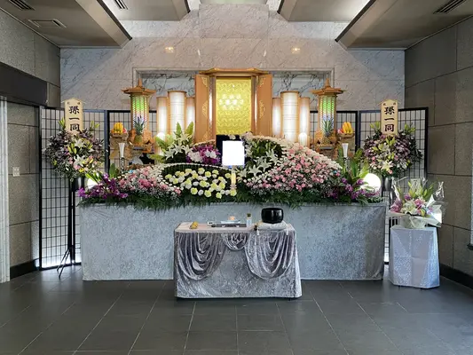 ふじい葬儀社で葬儀を行なった写真