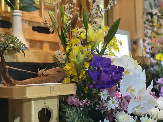 ふじい葬儀社で葬儀を行なった写真