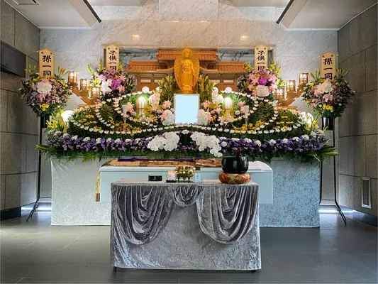 ふじい葬儀社で葬儀を行なった写真