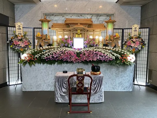 ふじい葬儀社で葬儀を行なった写真