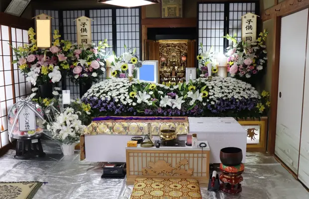 ふじい葬儀社で葬儀を行なった写真