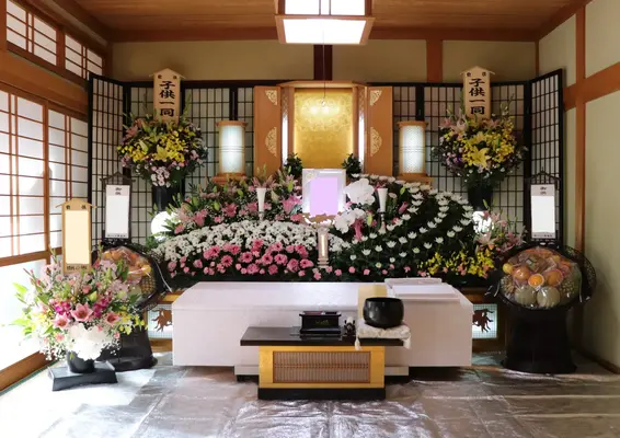 ふじい葬儀社で葬儀を行なった写真