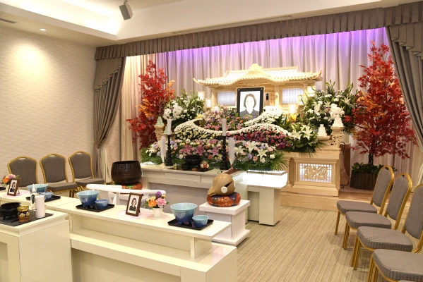 メモリード吉岡会館で葬儀を行なった写真