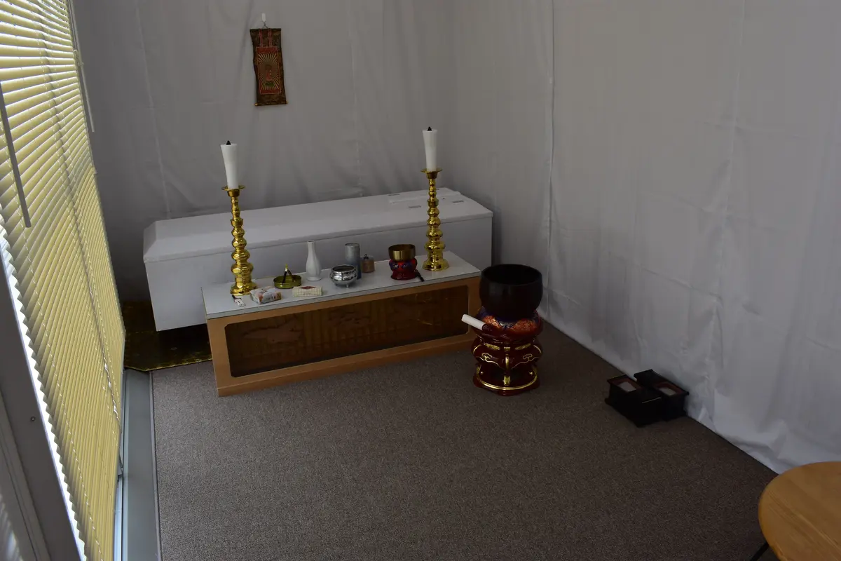 プロが管理する安置室