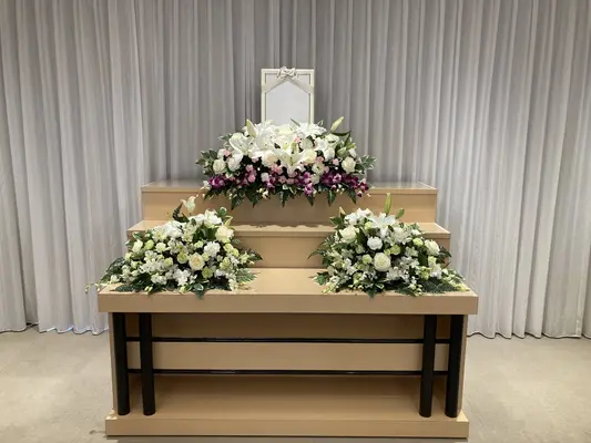 つきひセレモニーで葬儀を行なった写真