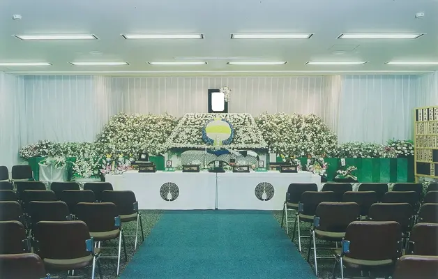 つきひセレモニーで葬儀を行なった写真