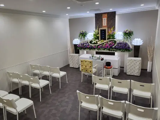 ラストメモリー時で葬儀を行なった写真