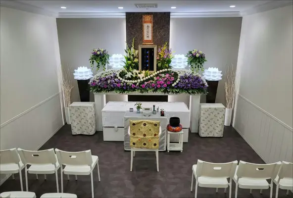 ラストメモリー時で葬儀を行なった写真