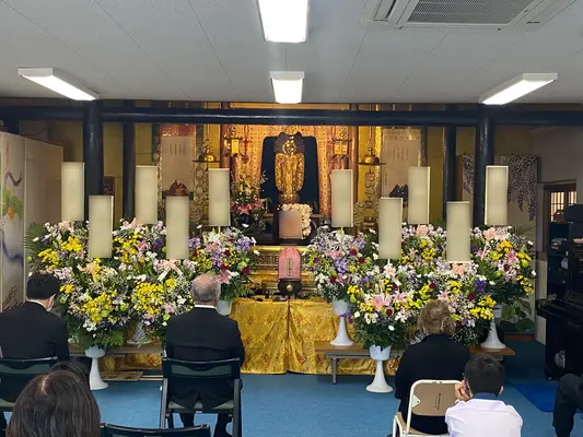 葬儀・家族葬のwillおきなわ（小さな家族葬コザホール）で葬儀を行なった写真