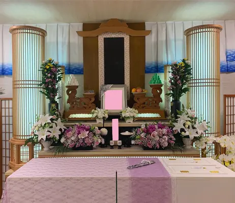 家族葬のたびだちで葬儀を行なった写真