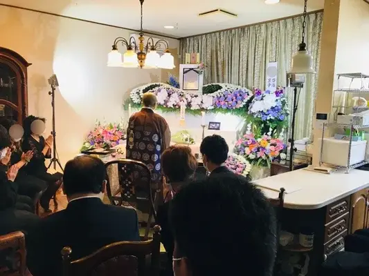 終活サロンのお葬式で葬儀を行なった写真