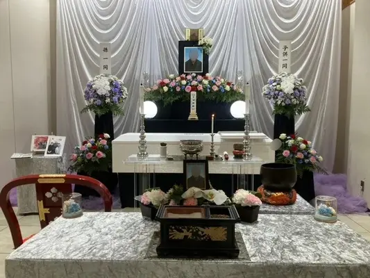 終活サロンのお葬式で葬儀を行なった写真