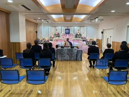 終活サロンのお葬式で葬儀を行なった写真