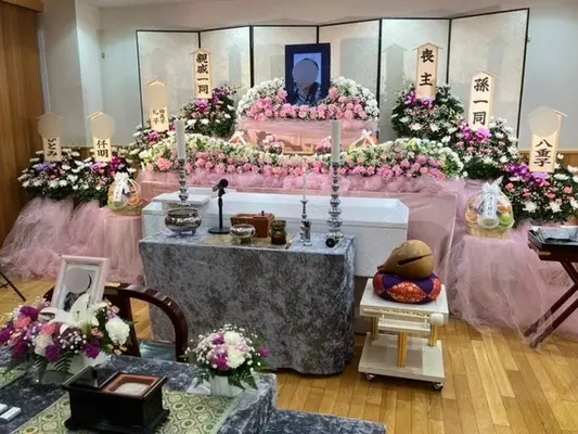 終活サロンのお葬式で葬儀を行なった写真