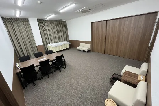 自社式場に安置施設を完備
