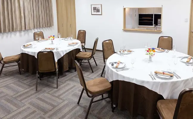 紫波中央長安殿で葬儀を行なった写真