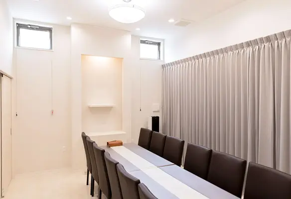 家族葬式場　小さな森の家　千葉星久喜で葬儀を行なった写真