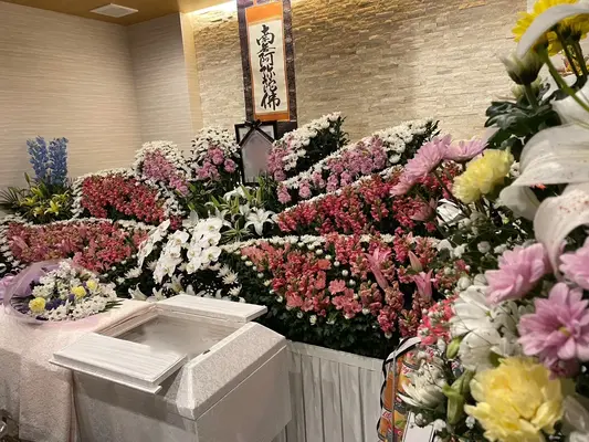 完全貸切でお葬式ができます。