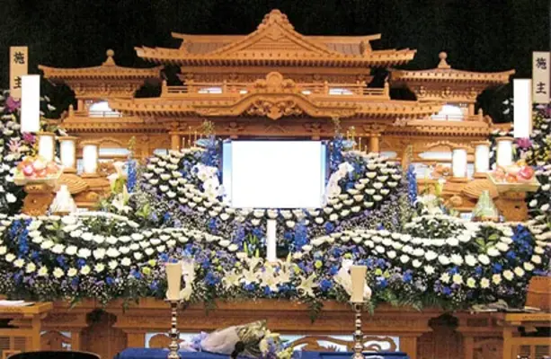 石岡セレモニーホールで葬儀を行なった写真